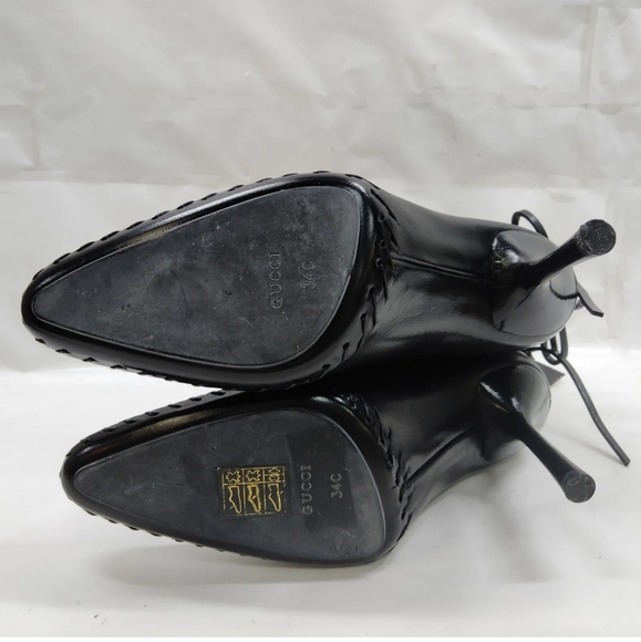 GUCCI BOOTS WOMEN BLACK LEATHER (CALF) - Picture 7 of 12